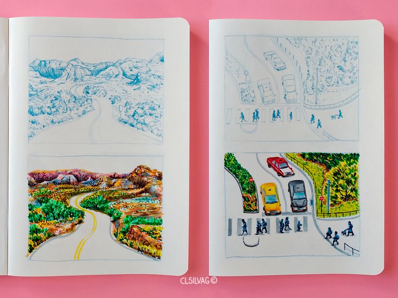 Cuaderno Fabriano Accademia Sketchbook, tamaño A5.