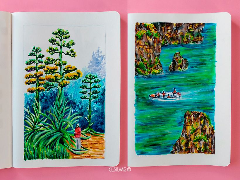 Cuaderno Fabriano Accademia Sketchbook, tamaño A5.
