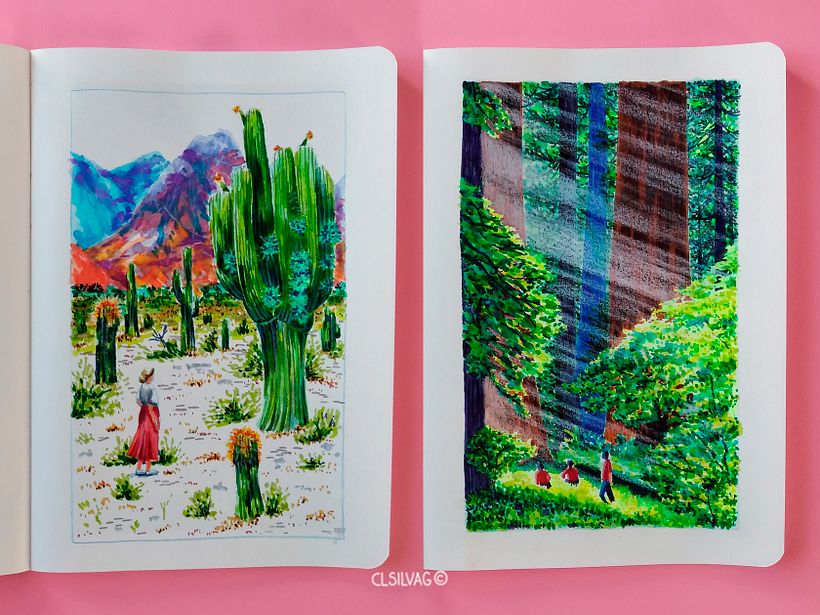 Cuaderno Fabriano Accademia Sketchbook, tamaño A5.
