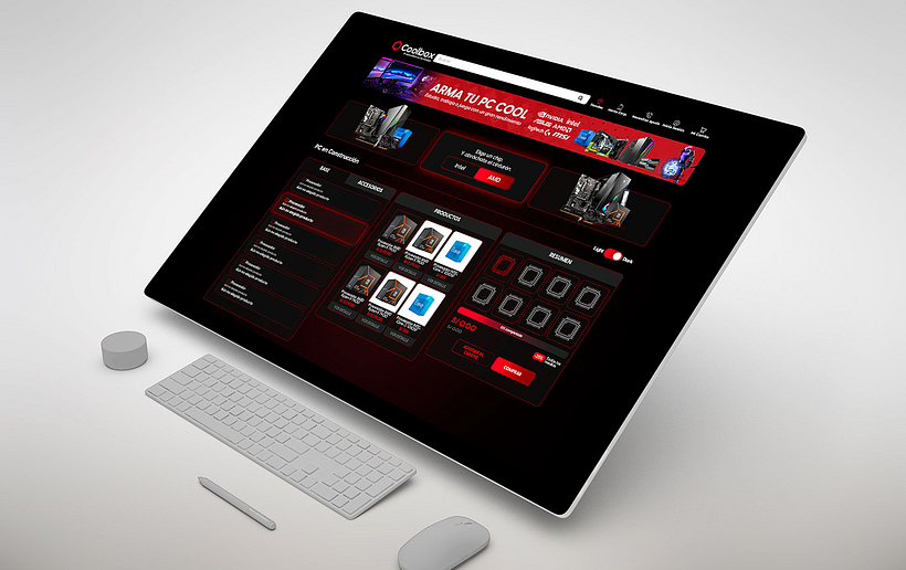 Landing Arma tu PC Cool 5