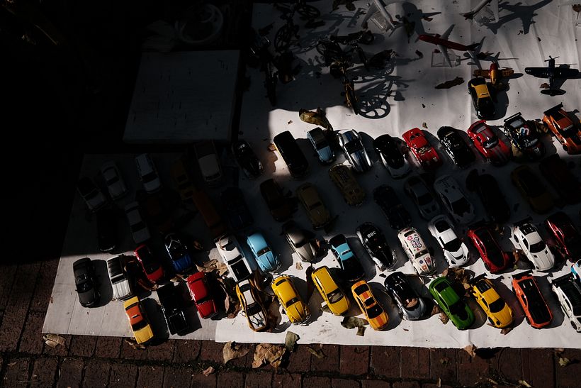 Flea market. Usaquen, Bogota , Colombia
