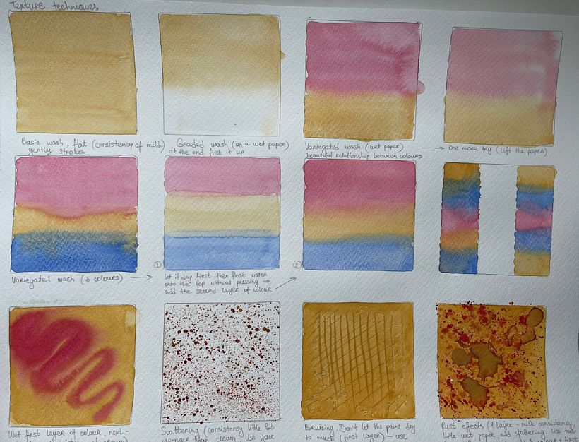 My project for course: Watercolour Texture Masterclass 2