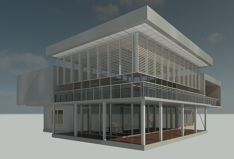 My project for course: 3D Architectural Design and Modeling with Revit 1