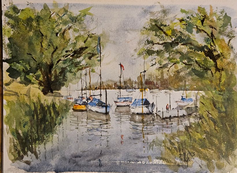 My project for course: Watercolor Techniques for Painting Seascapes 2