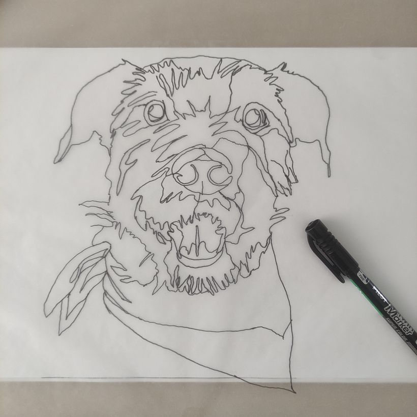 My project for course: Embroidered Portraits with Punch Needle 2