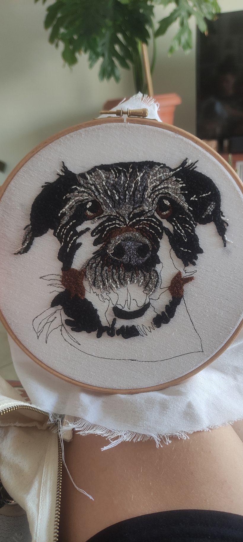 My project for course: Embroidered Portraits with Punch Needle 5