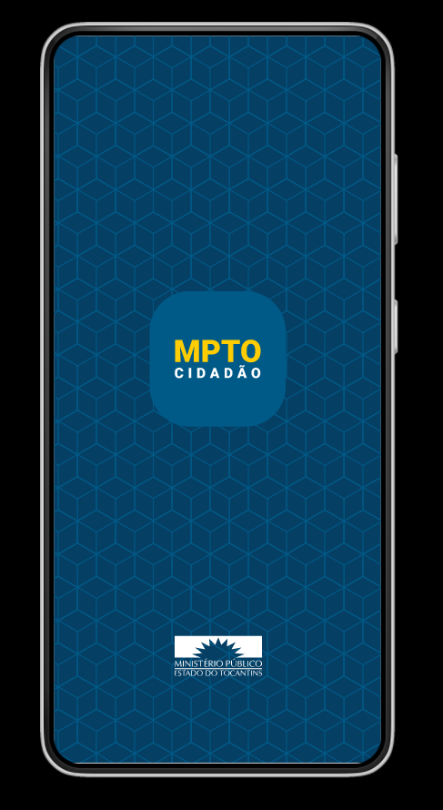 TELA DE ABERTURA APP MPTO CIDADÃO