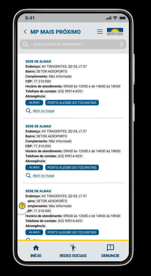 TELA MP MAIS PRÓXIMO