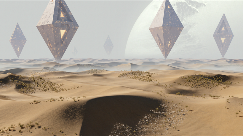 My project for course: Surreal Fantasy Landscapes in 3D 2