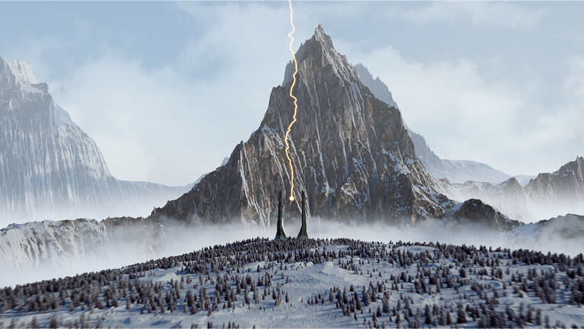 My project for course: Surreal Fantasy Landscapes in 3D 3