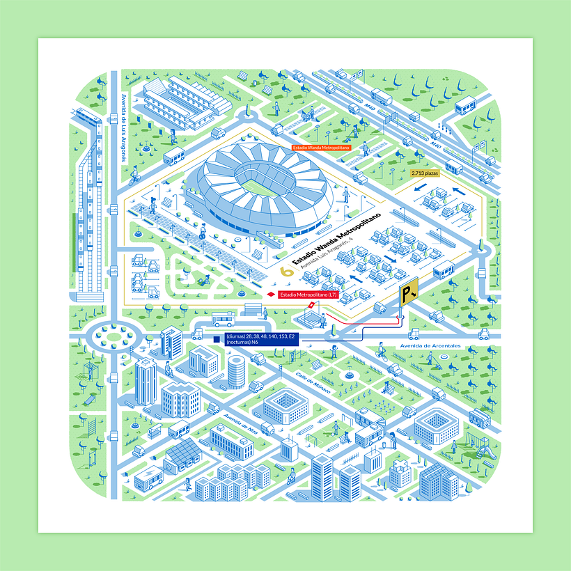 Parkings - EMT Madrid | Infografía 12