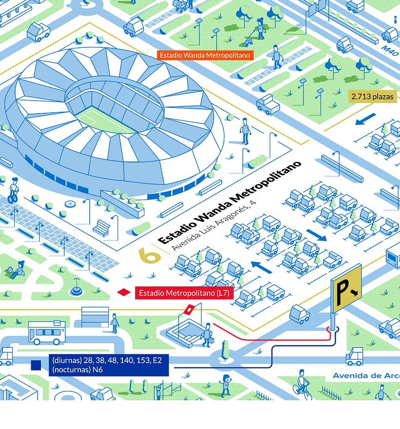 Parkings - EMT Madrid | Infografía 14