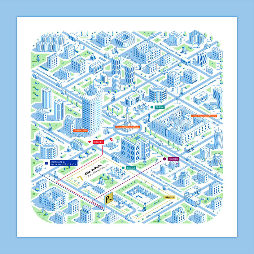 Parkings - EMT Madrid | Infografía 15