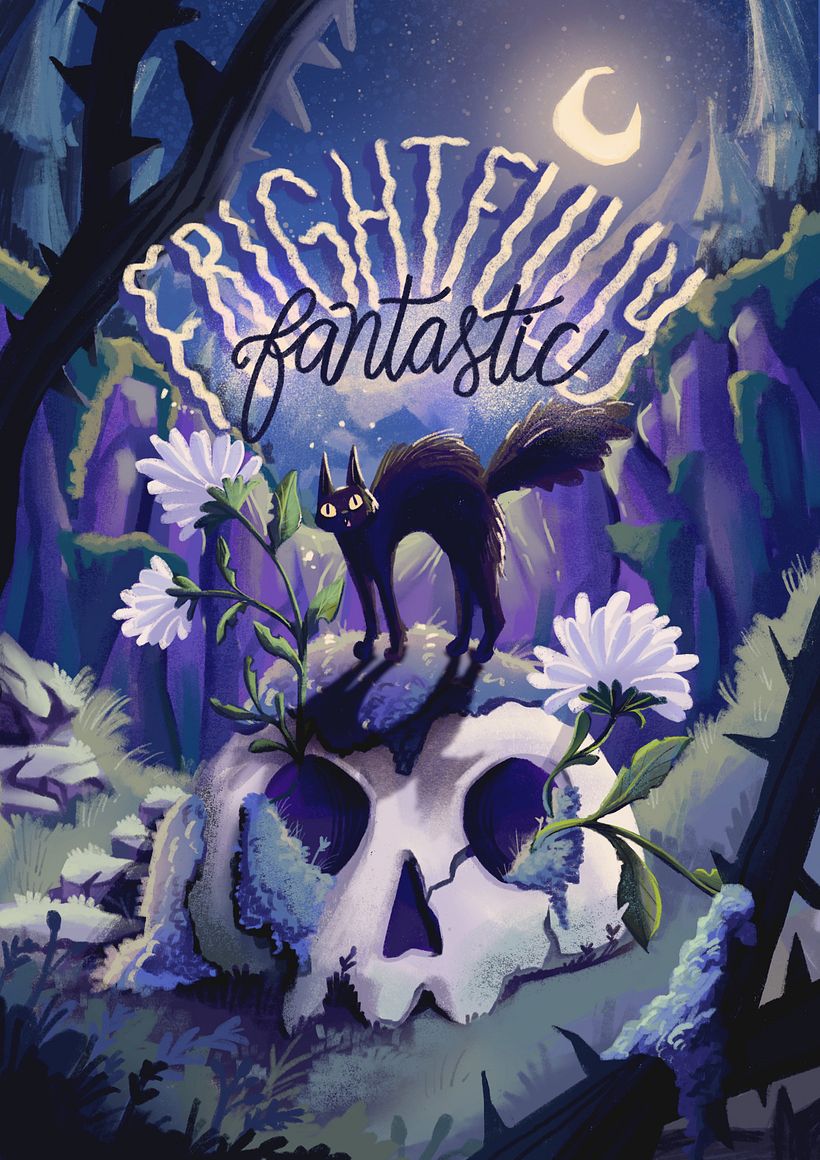 Meu projeto do curso: Cenas atmosféricas no Procreate: pinte com cores e luzes 1