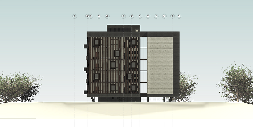 Mi proyecto del curso: Modelado de edificios paramétricos con Revit 6