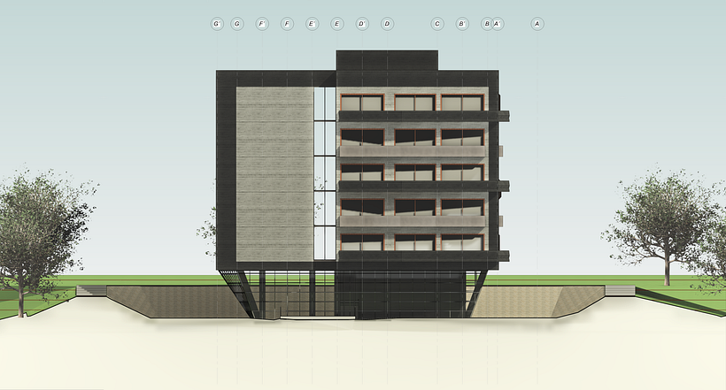 Mi proyecto del curso: Modelado de edificios paramétricos con Revit 7