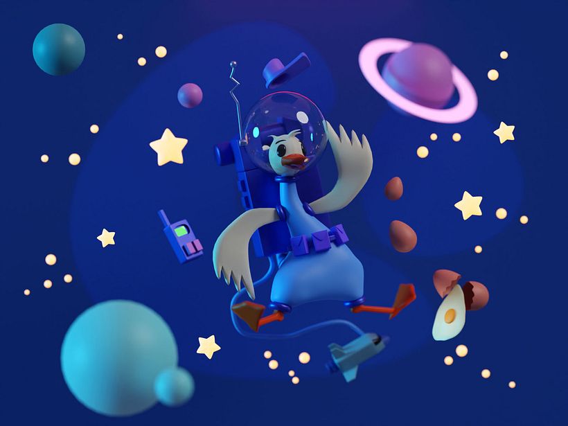 My project for course: 3D Character Creation in Blender 4