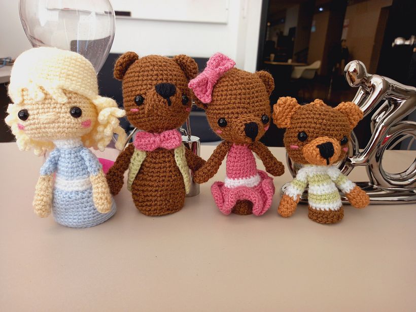 Mi proyecto del curso: Amigurumis: tejido de marionetas de dedo a crochet 1