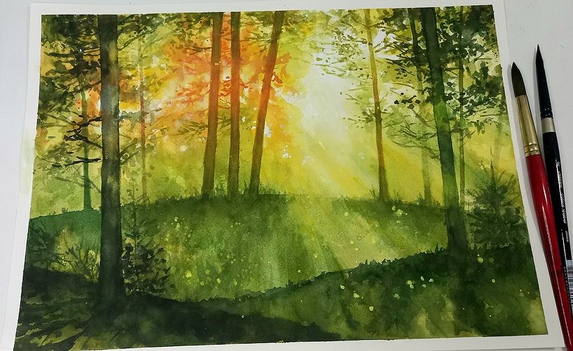 Dreamy Watercolor Landscapes: Paint with Light