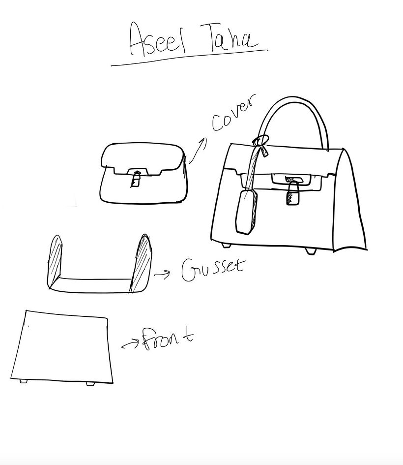 My project for course: Professional Leather Handbag Design 3