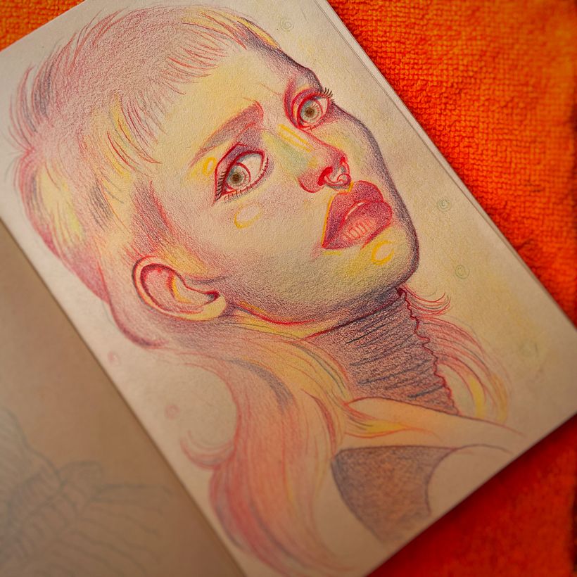 Projeto final com cores quentes.