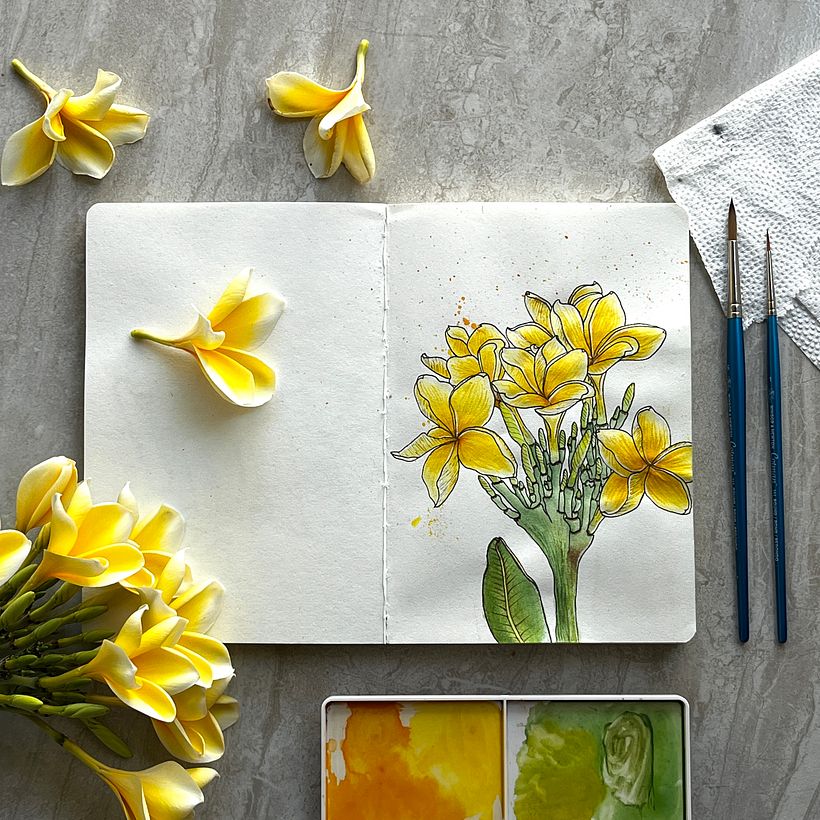 My project for course: Botanical Sketchbooking: A Meditative Approach 8