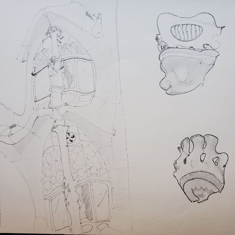 Ink and watercolor sketches 1