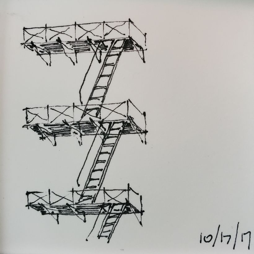Ink and watercolor sketches 4