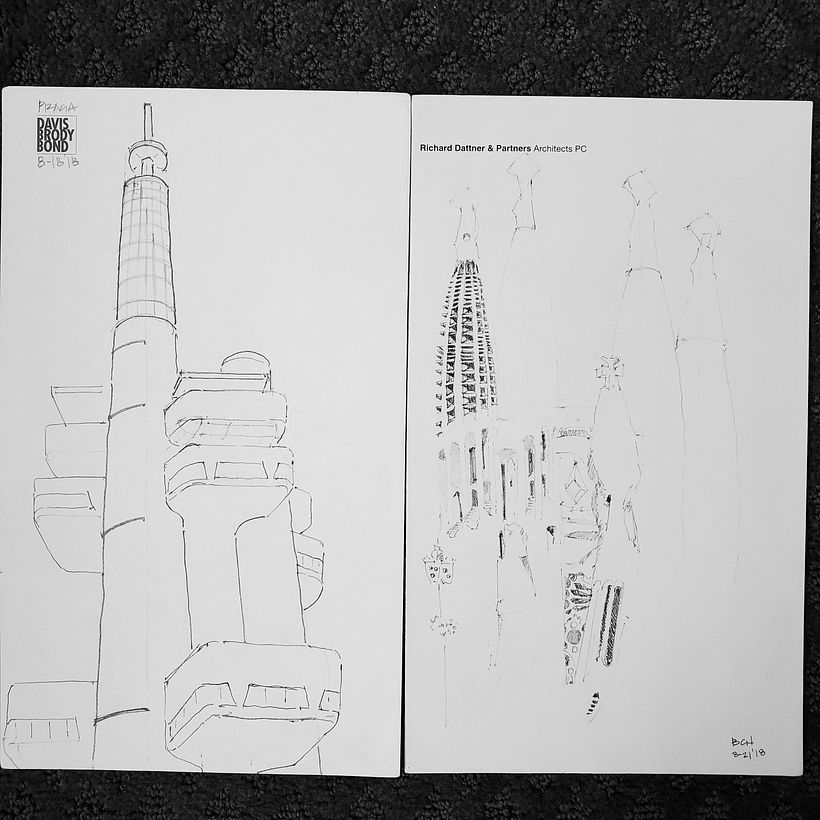 Ink and watercolor sketches 15