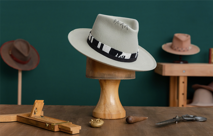 My final project in Modern Hatmaking by Nomade Moderne Hats 3