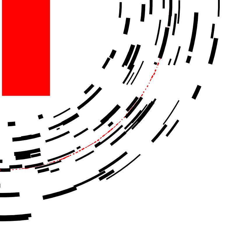 Move to corner and add shape and color.