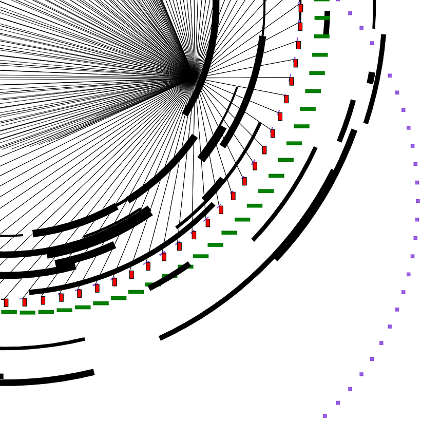 Extra lines with radius and extra rec and colors!