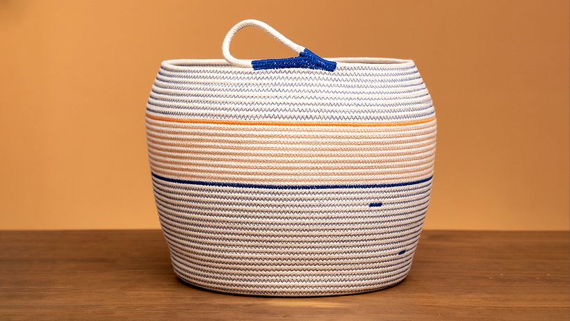 Final project for Artisan Ropework Homeware - Lounge Basket