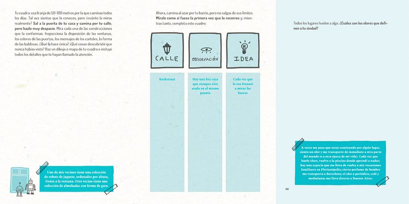 Ejercicios del diario "Soy la ciudad que habito"