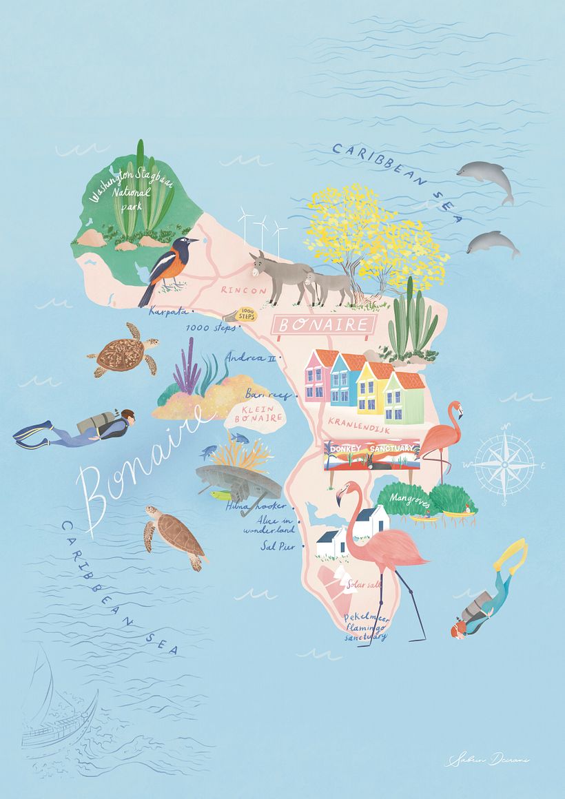 Bonaire dive spots 1