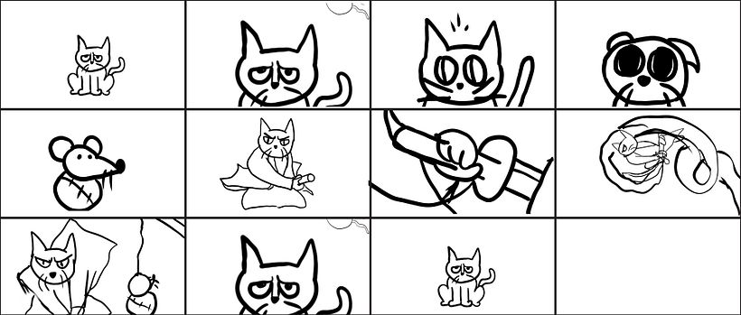 Mi proyecto del curso: Animación vectorial estilo cuadro a cuadro con After Effects 6