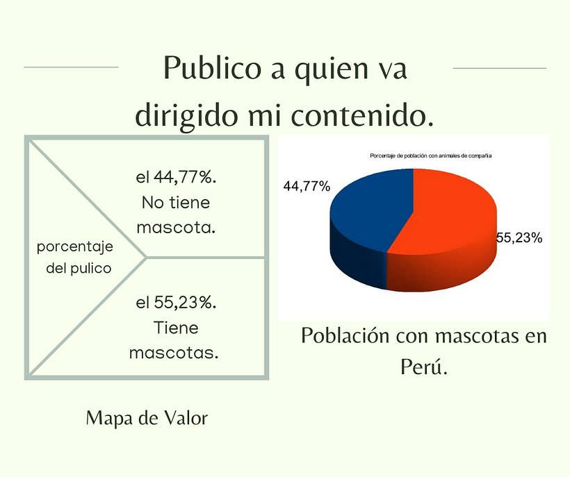 A quien va dirigido mi contenido. 