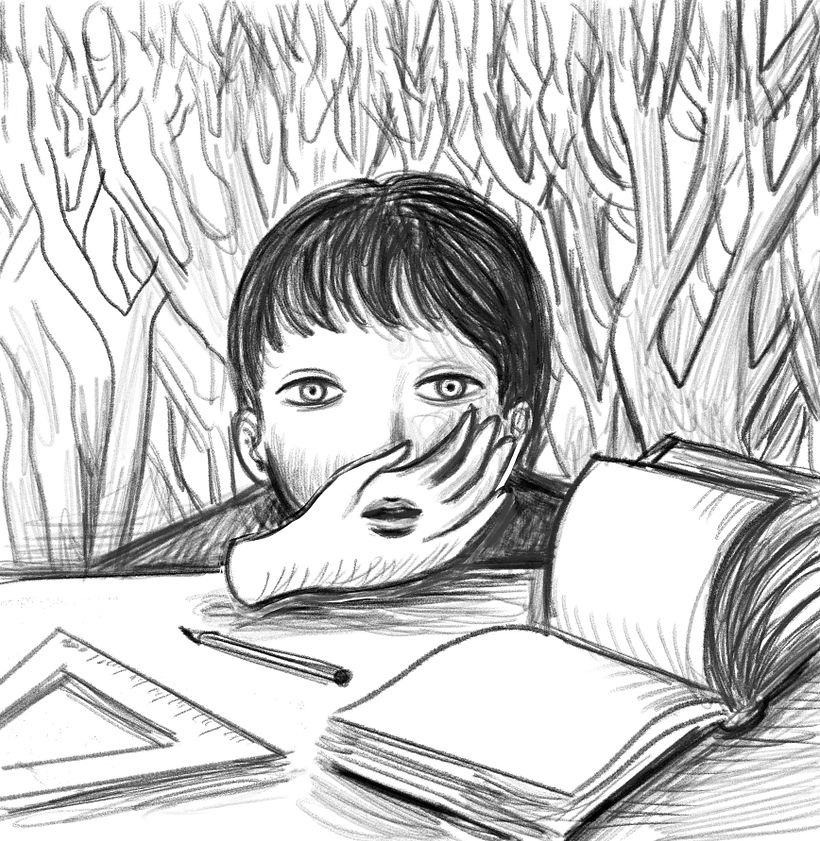 Sketch phase in b/w