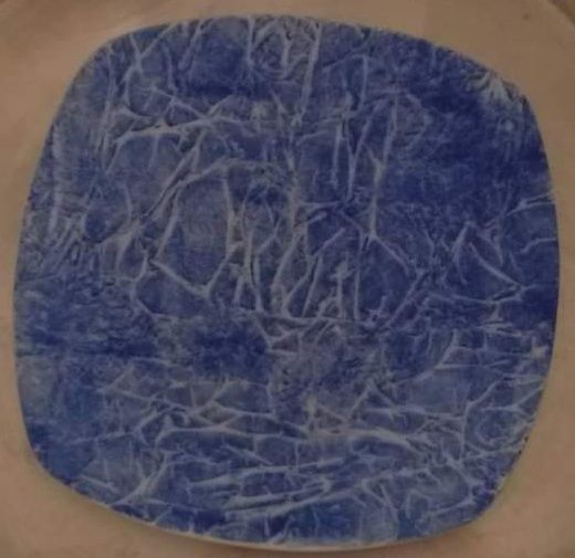 Craquelada con Pigmentos y Mediums Para la Pintura Sobre Porcelana