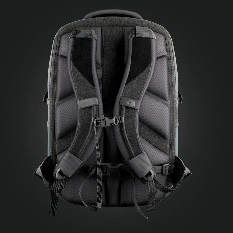 Renders de mochilas para North Face Global.  2