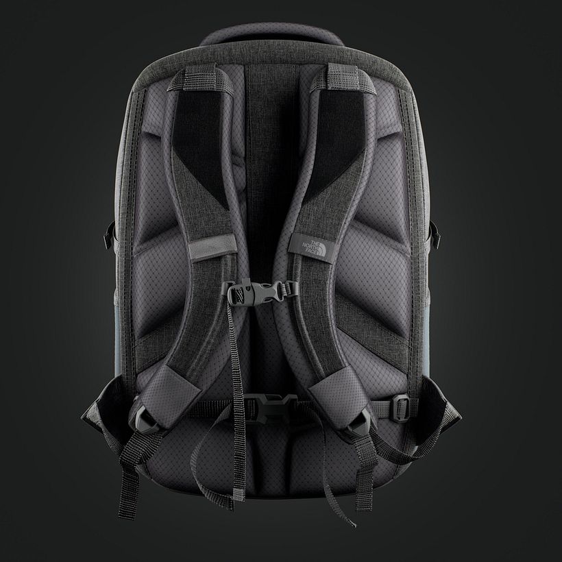 Renders de mochilas para North Face Global.  3
