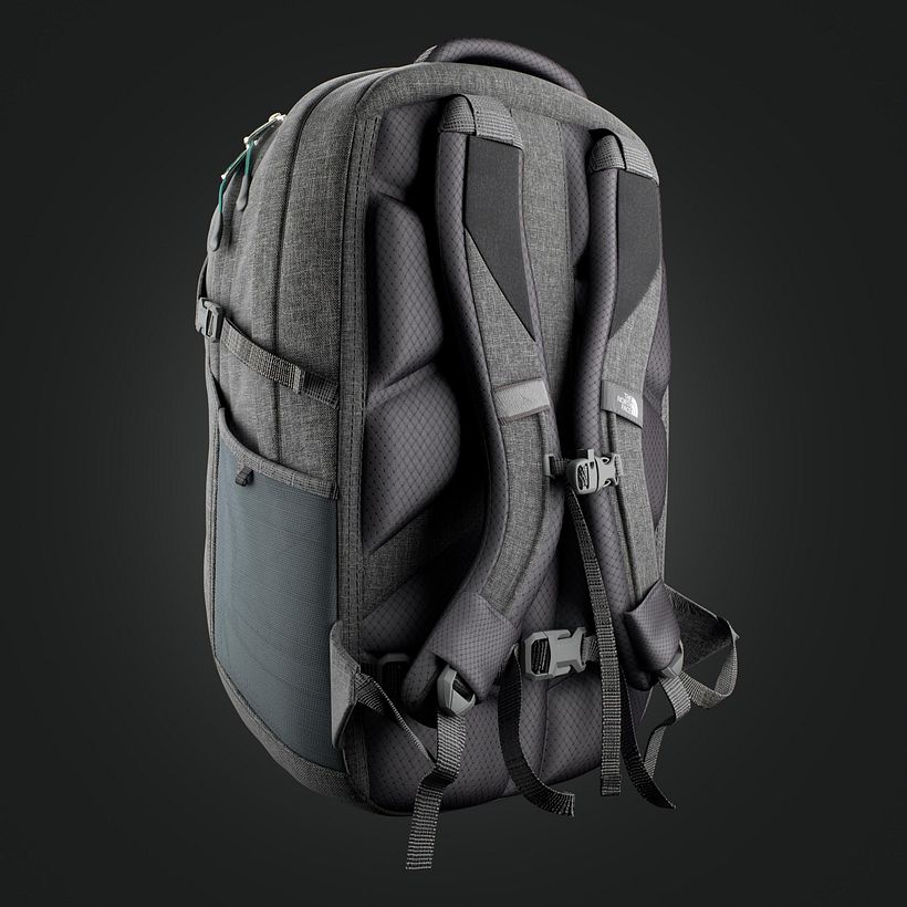 Renders de mochilas para North Face Global.  4