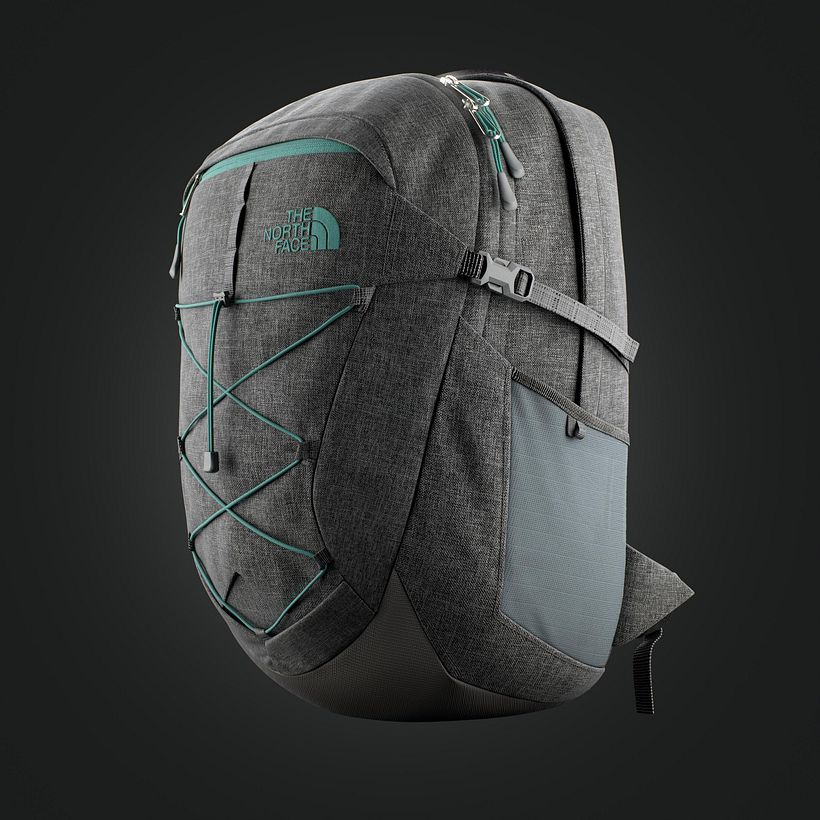 Renders de mochilas para North Face Global.  6