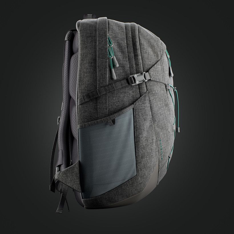 Renders de mochilas para North Face Global.  9