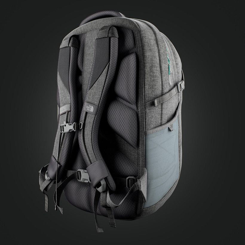 Renders de mochilas para North Face Global.  10