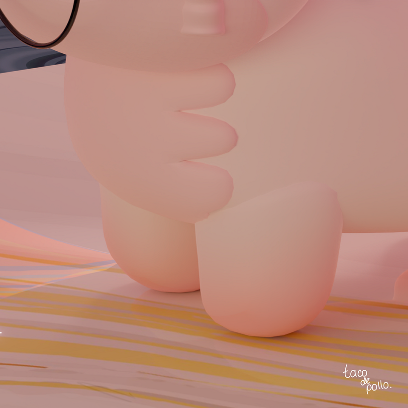 My course project: Creating 3D Kawaii Characters with Blender 10