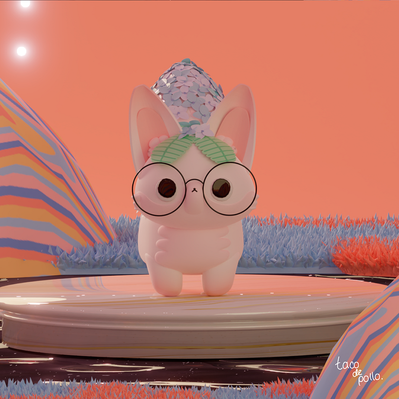 My course project: Creating 3D Kawaii Characters with Blender 12