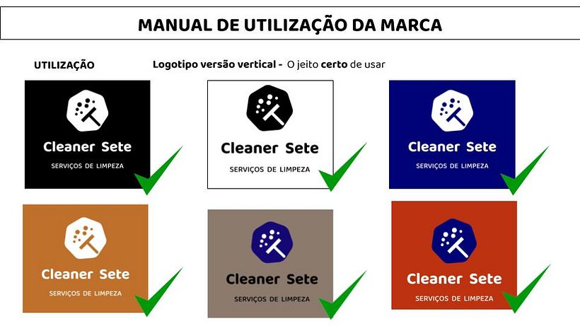 Logotipo Cleaner Sete 4