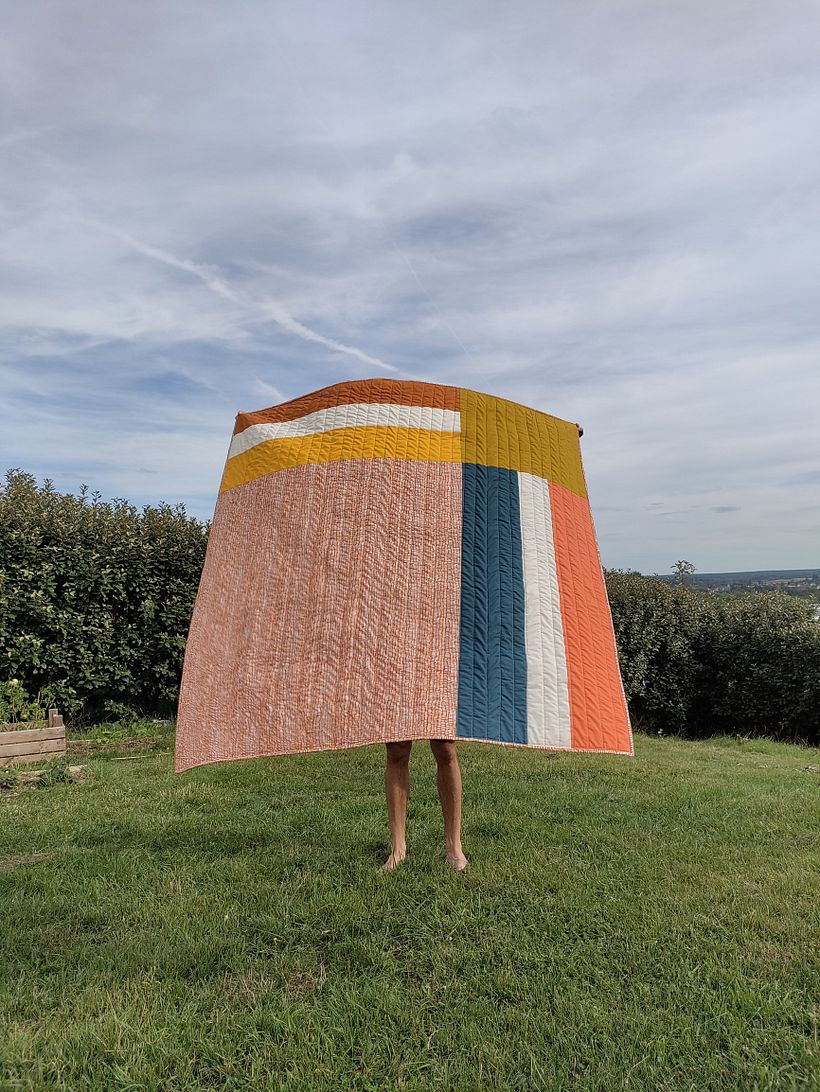 Party in the back with all the leftover fabric !