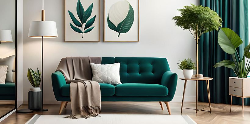 Plantas en la entrada